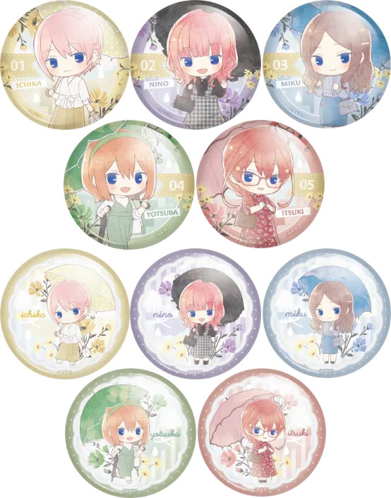 五等分の花嫁∽ 缶バッジ