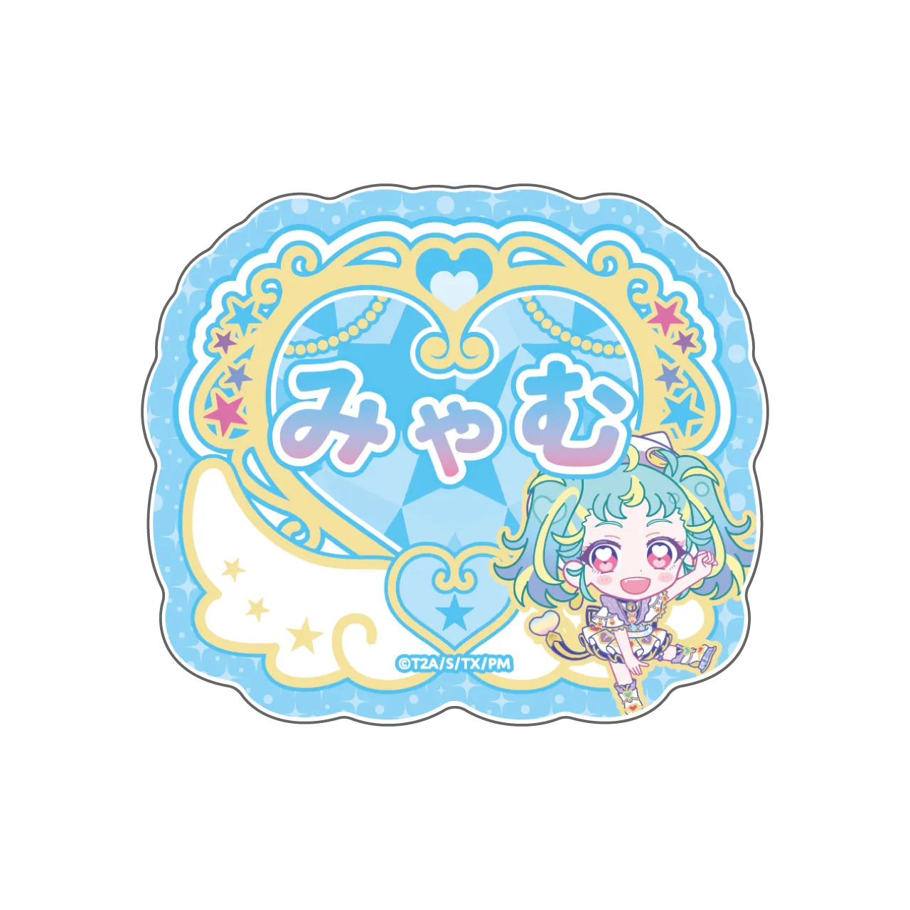 トレーディングきらきらネームバッジ マナマナver.-みゃむ
