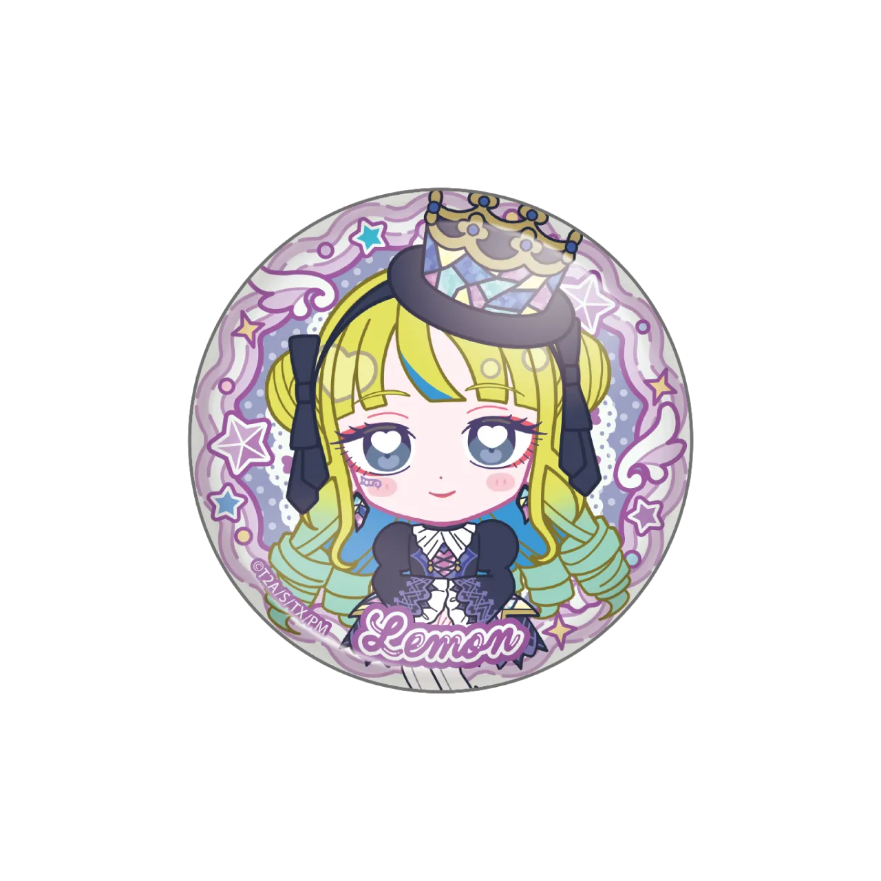 トレーディングきらきら缶バッジ プリマジスタver.-れもん