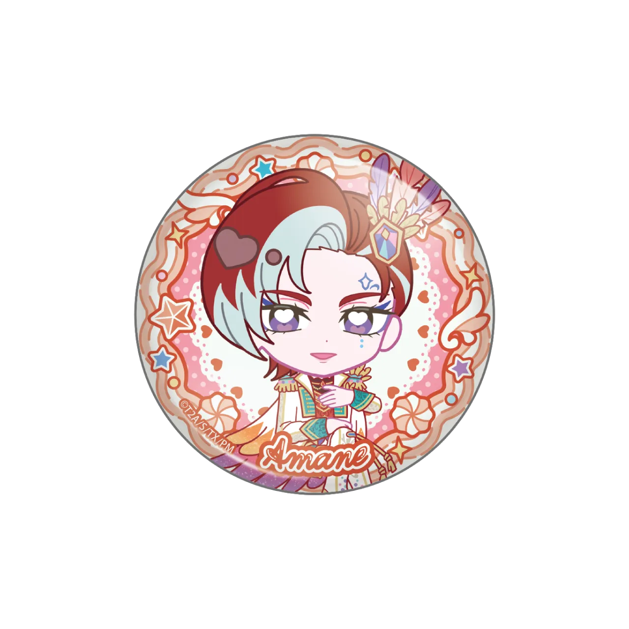 トレーディングきらきら缶バッジ プリマジスタver.-あまね