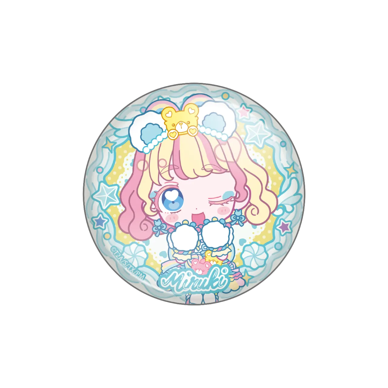 トレーディングきらきら缶バッジ プリマジスタver.-みるき