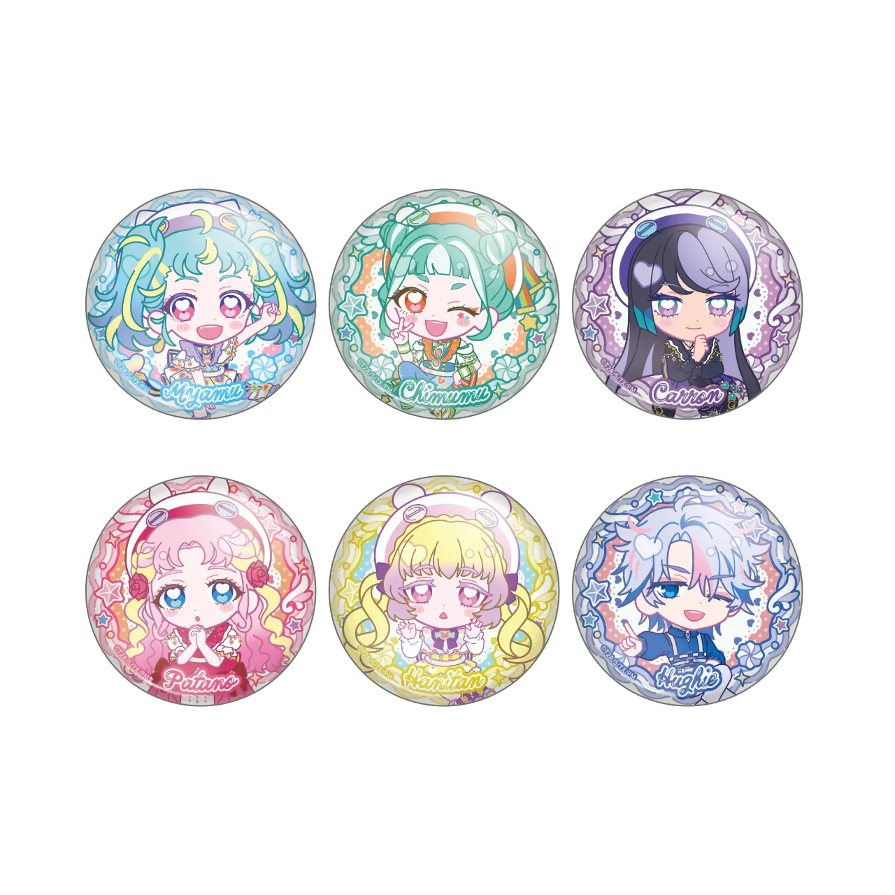 トレーディングきらきら缶バッジ マナマナver.