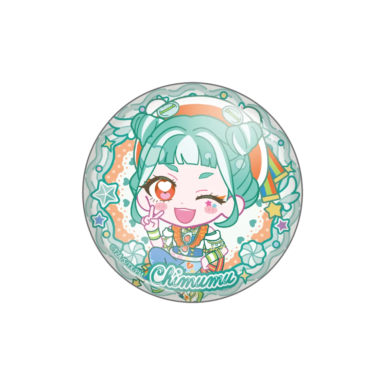 トレーディングきらきら缶バッジ マナマナver.-チムム