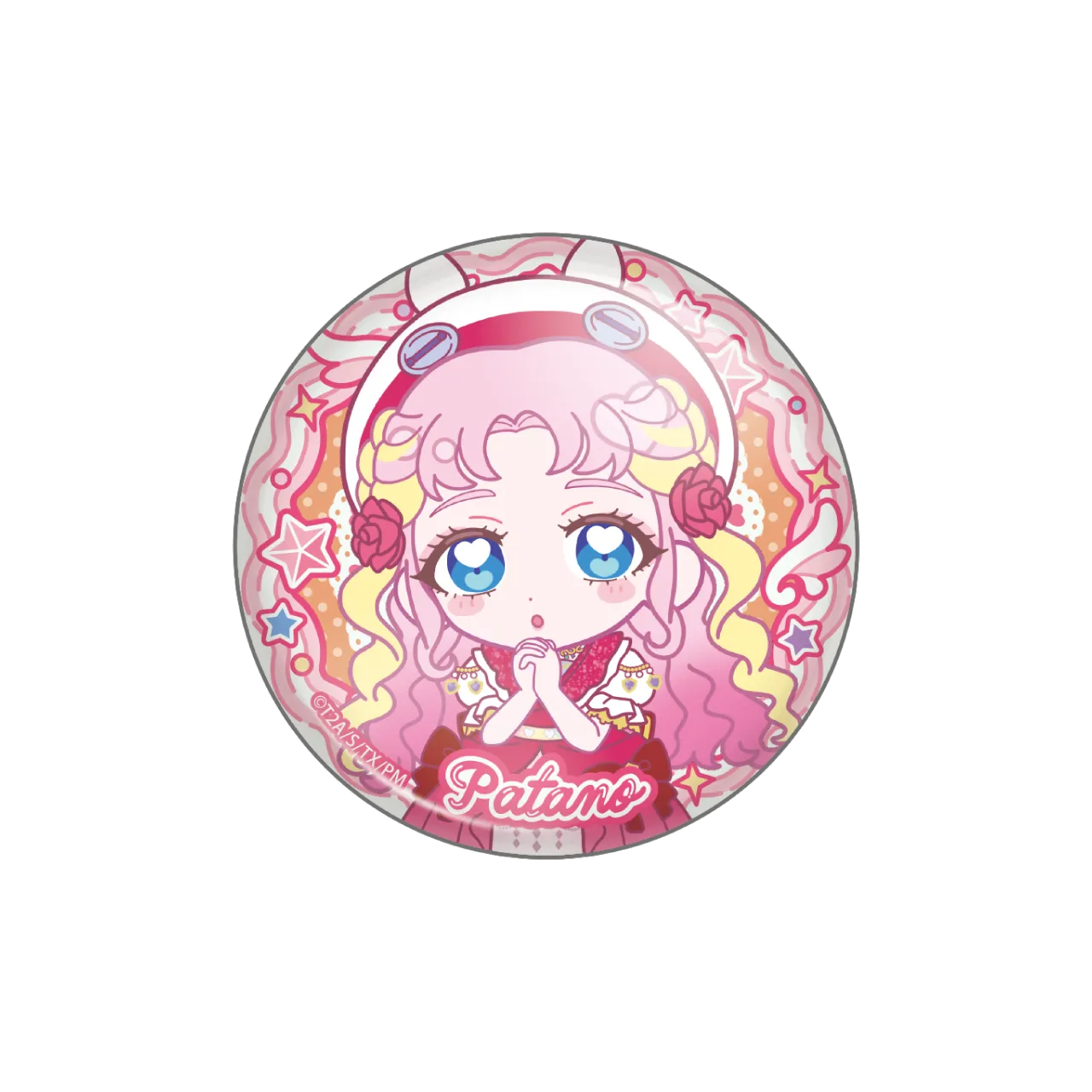 トレーディングきらきら缶バッジ マナマナver.-ぱたの