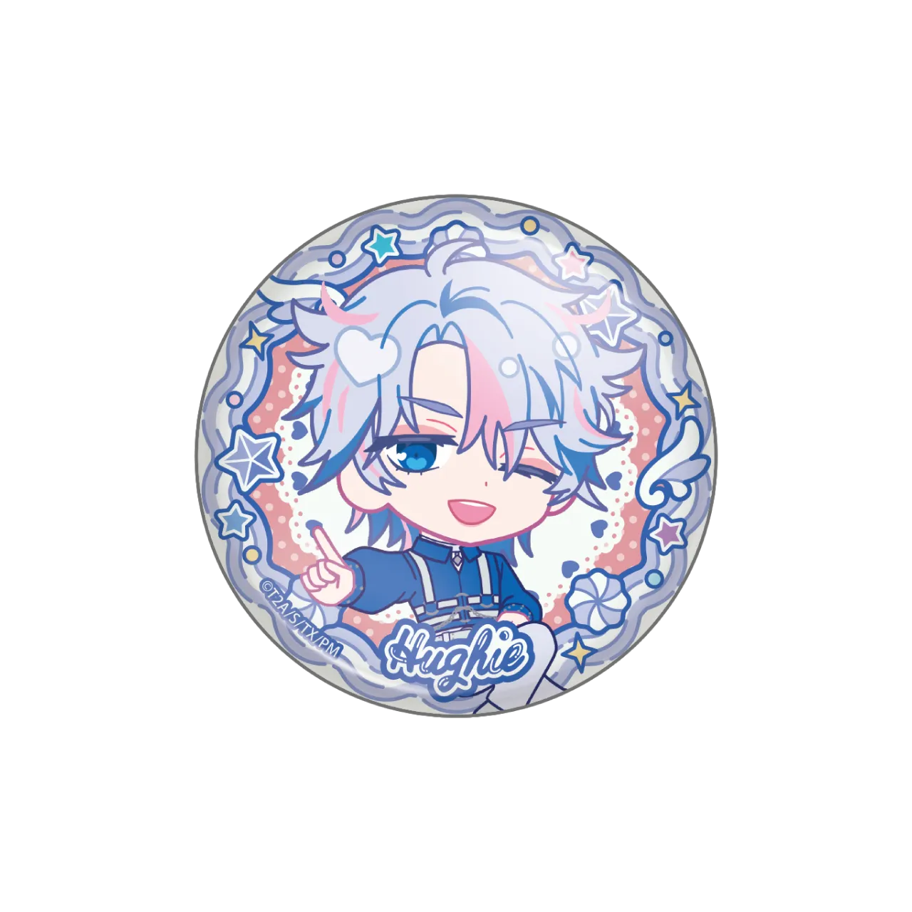 トレーディングきらきら缶バッジ マナマナver.-ひゅーい