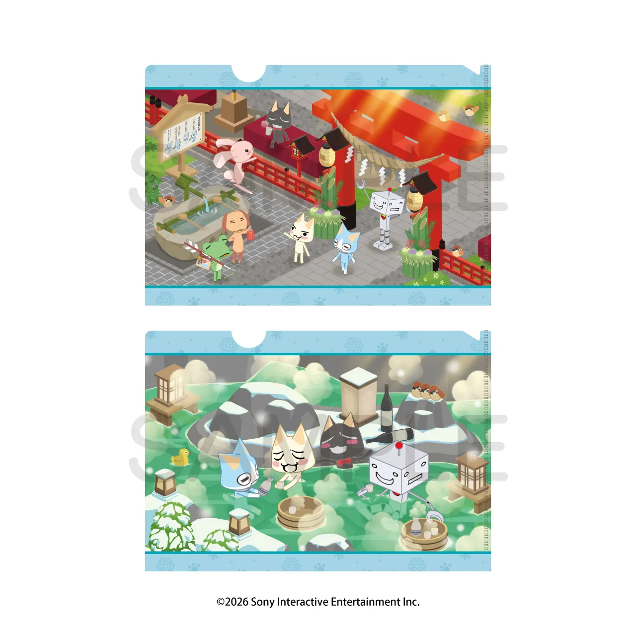 どこでもいっしょ カレンダーシリーズ クリアファイルセット 冬