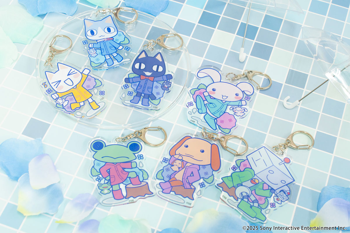 梅雨でもいっしょ アクリルキーホルダー