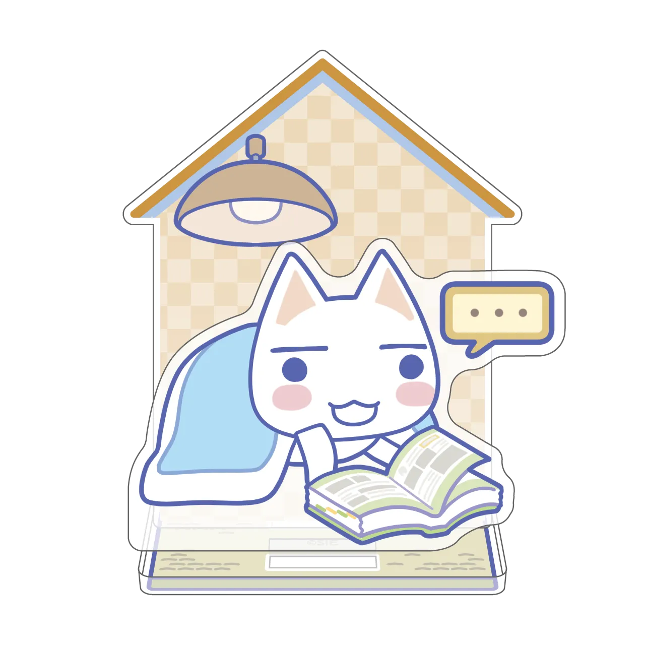 部屋でもいっしょ アクリルスタンド <トロ寝そべりver.>