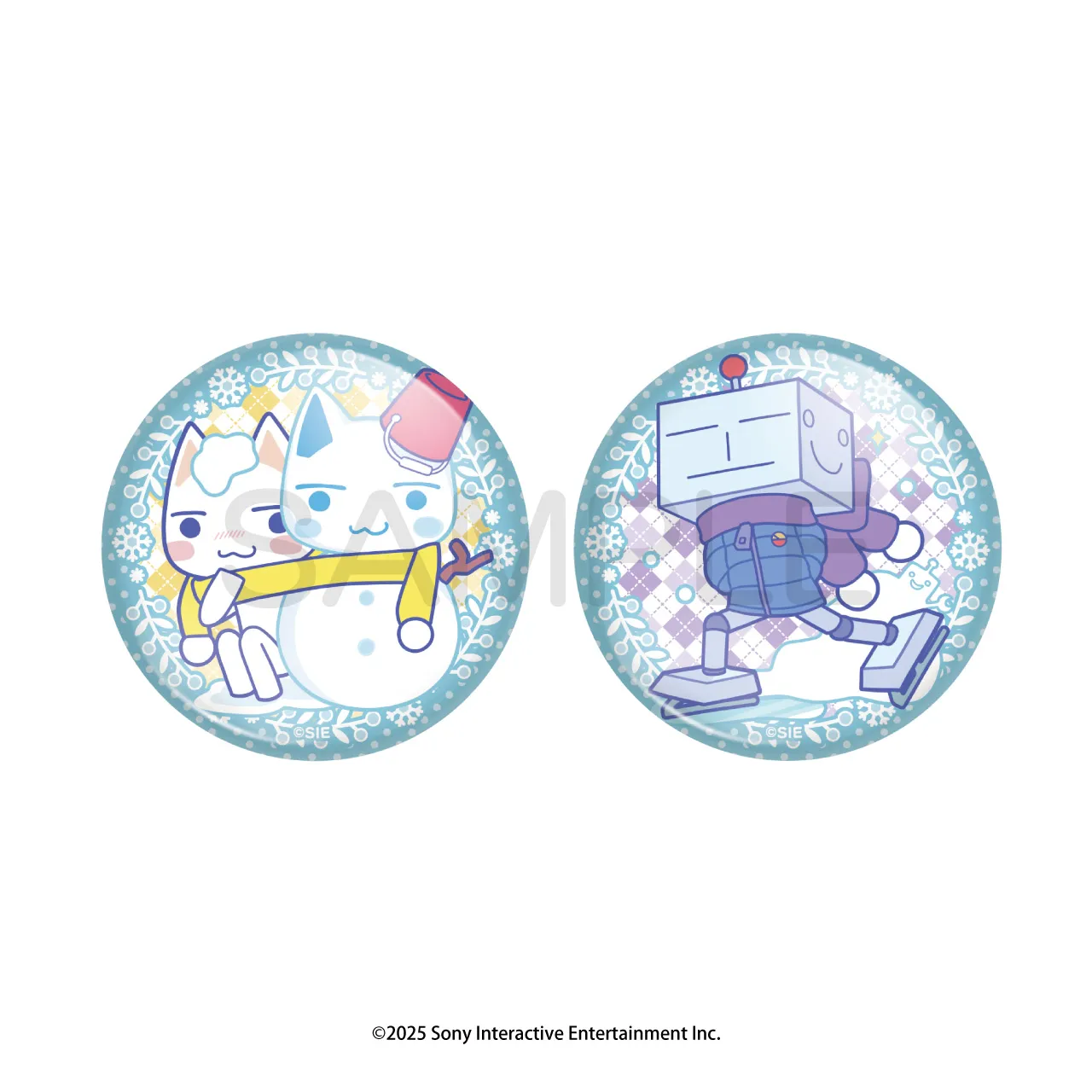 雪でもいっしょ 缶バッジセット トロ 雪だるまver.&スズキ