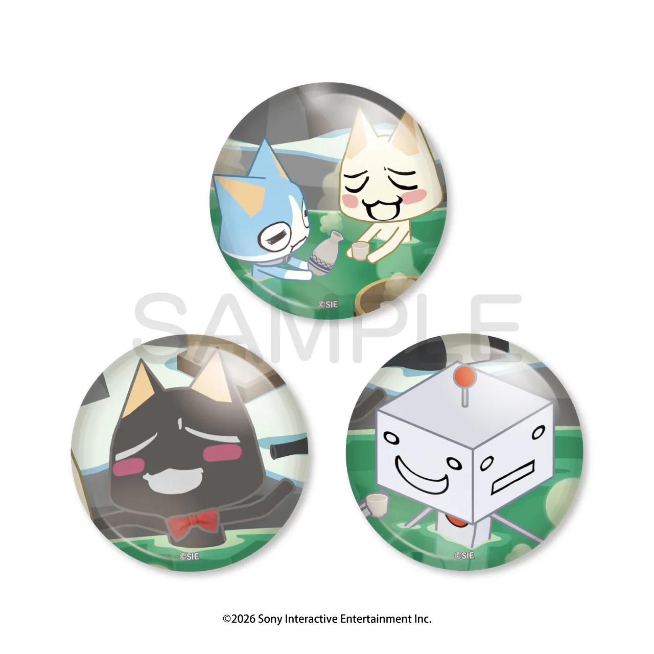 どこでもいっしょ カレンダーシリーズ 缶バッジセット 冬セット