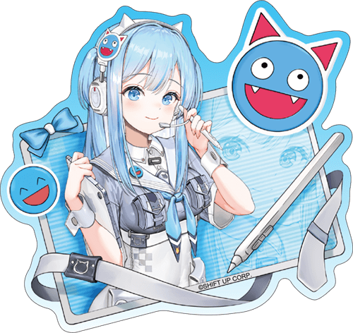 NIKKE ガンガールステッカー