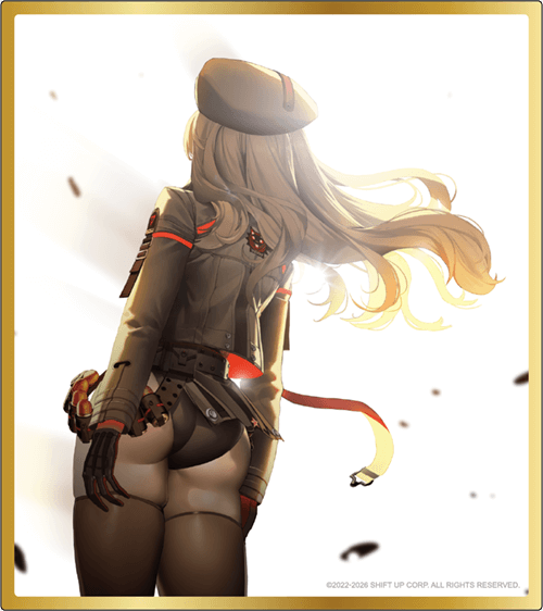 『勝利の女神：NIKKE』The Memoir scene ～chapter.00-14～ アクリルクリア色紙