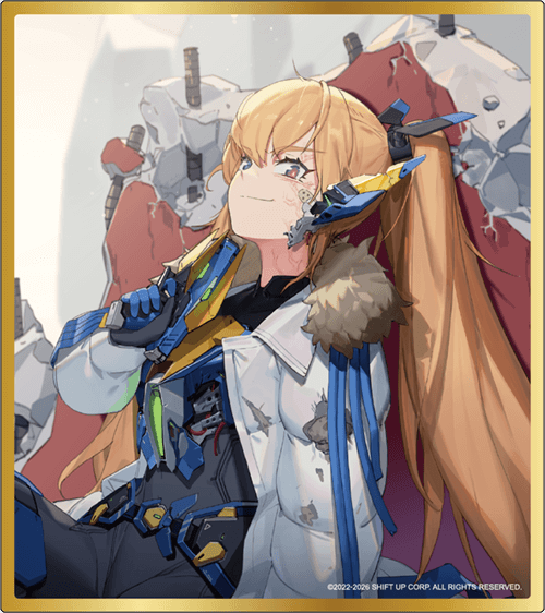 『勝利の女神：NIKKE』The Memoir scene ～chapter.00-14～ アクリルクリア色紙