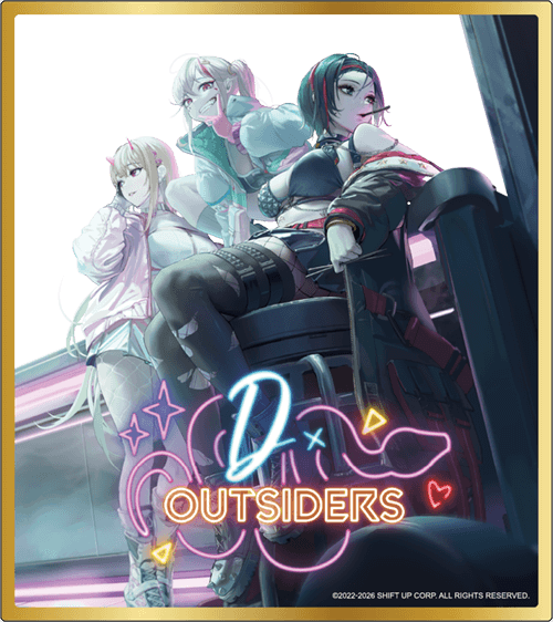 『勝利の女神：NIKKE』The Archive Record vol.1 アクリルクリア色紙