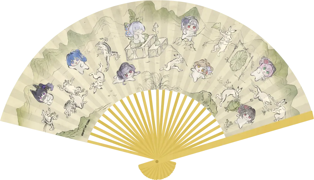 DORO×鳥獣戯画 宮脇賣扇庵 京扇子