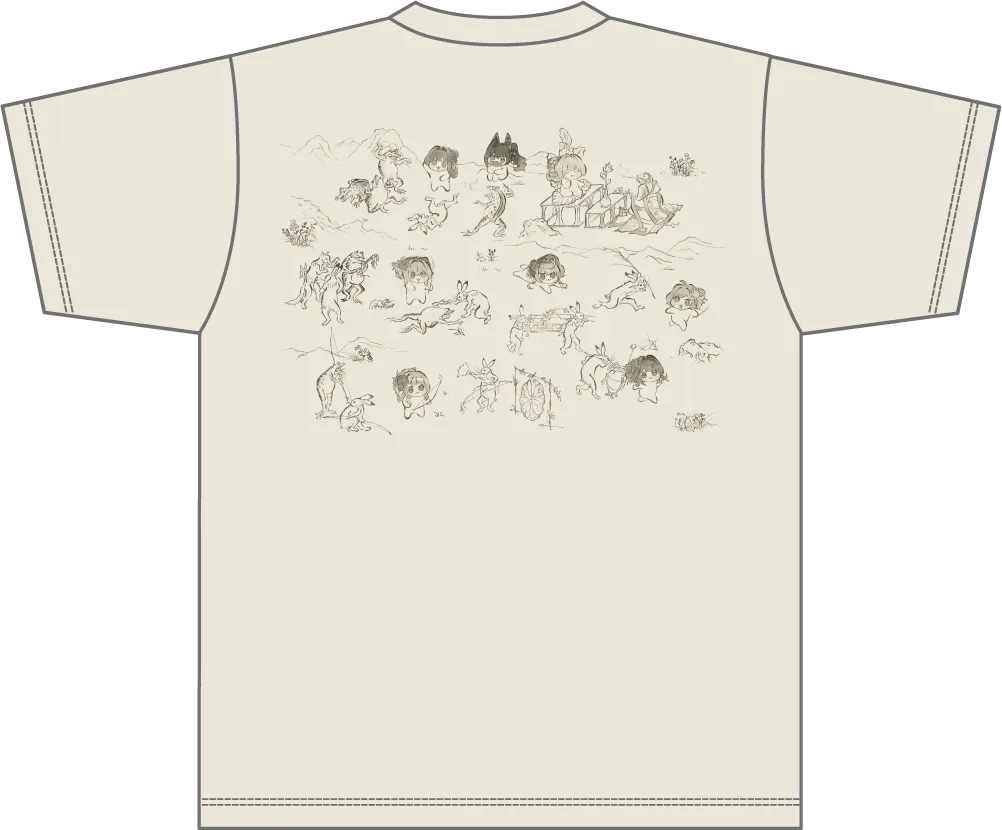 DORO×鳥獣戯画 Tシャツ