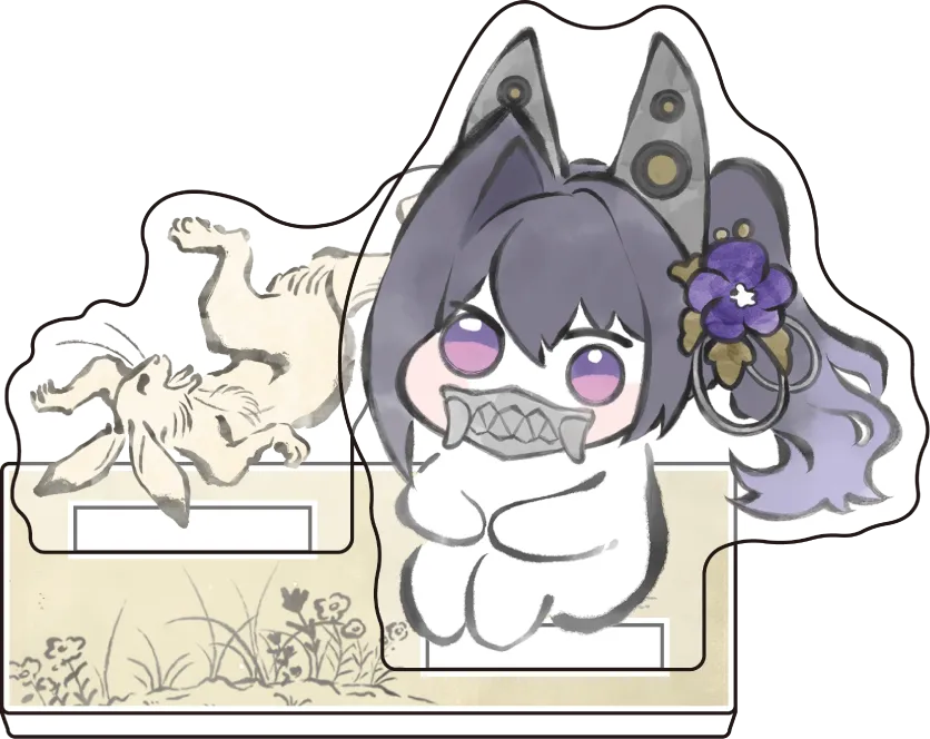 DORO×鳥獣戯画 ミニジオラマアクリル