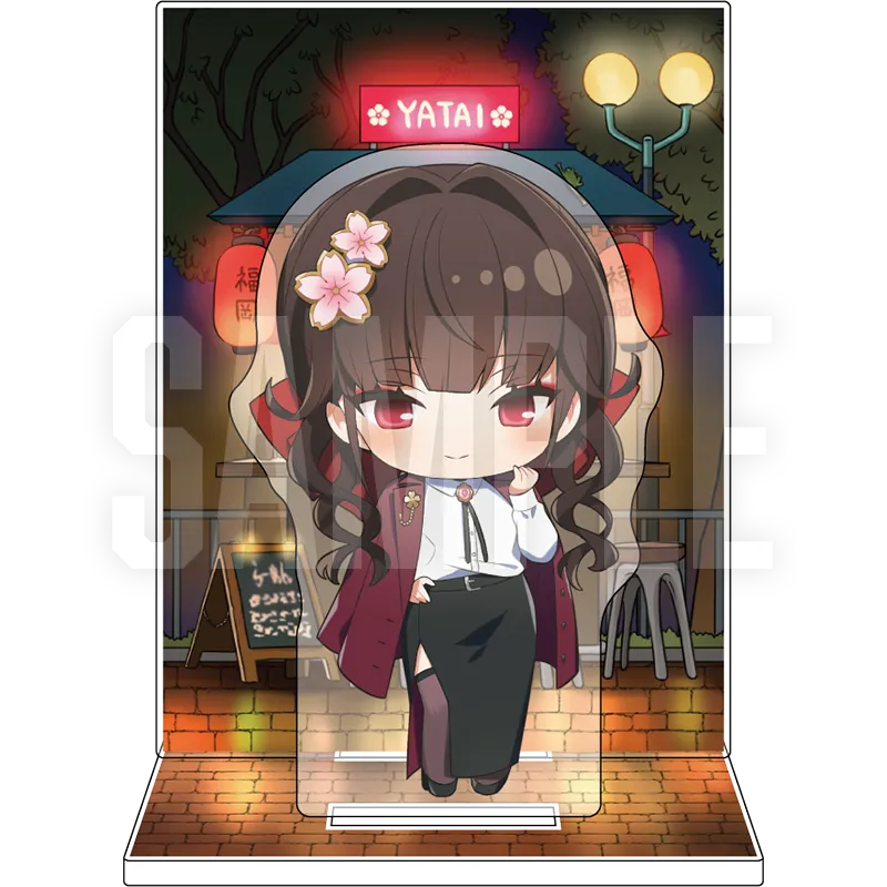 福岡限定トレーディングミニジオラマアクリル