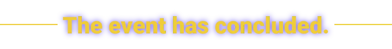 The event has concluded.