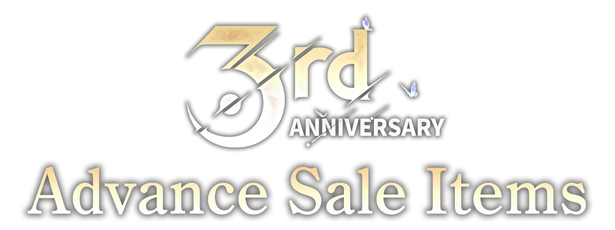 3rd ANNIVERSARY 先行販売商品