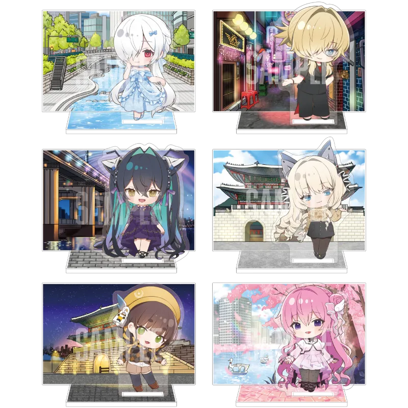 ソウル限定トレーディングミニジオラマアクリル