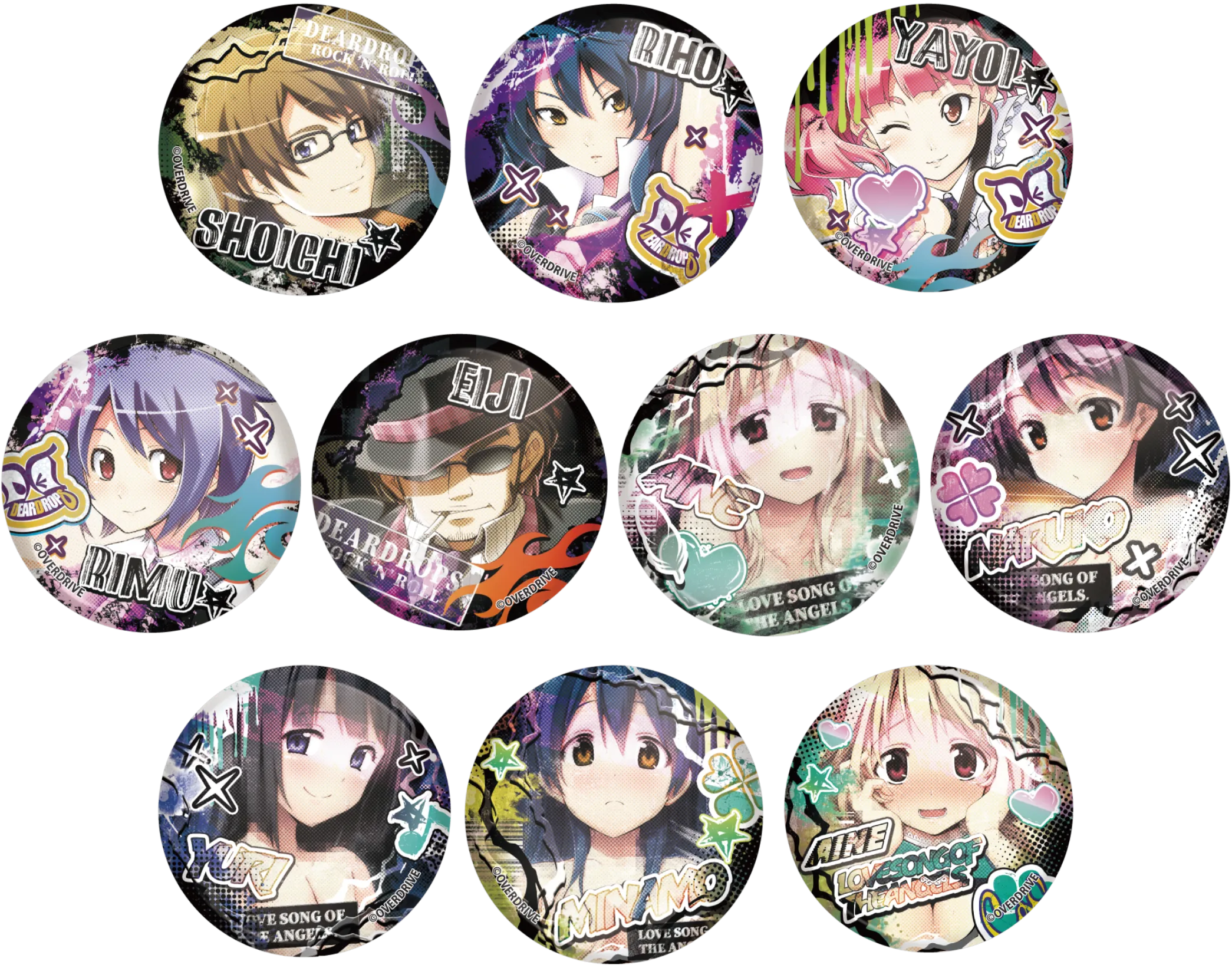 トレーディング缶バッジコレクション