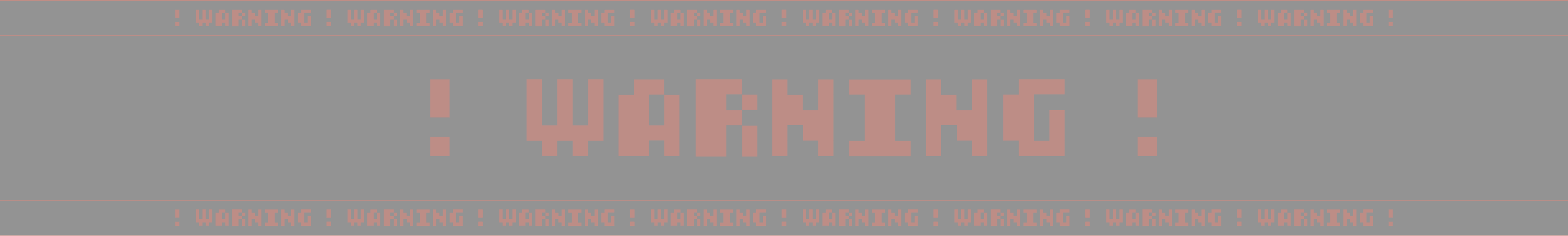 warning