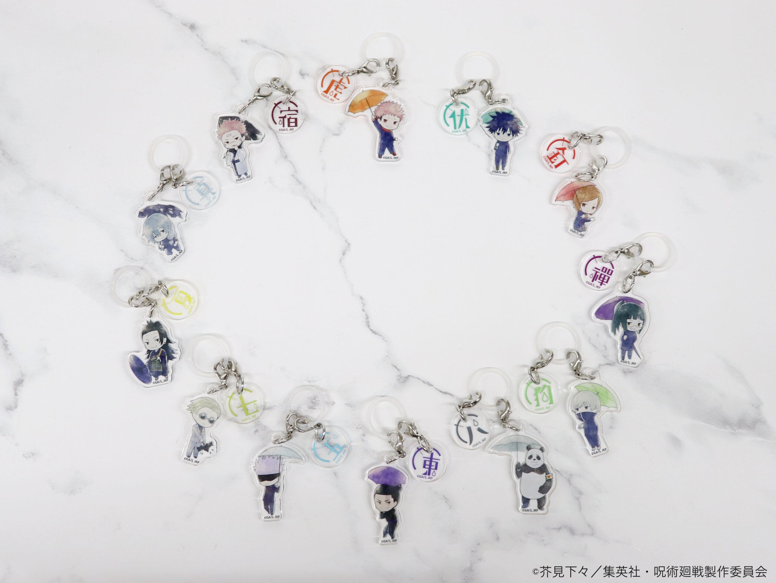 呪術廻戦」傘っこアンブレラマーカーセット | 株式会社アルジャーノン  